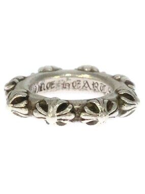 Chrome Hearts Cross Band Ring Silver